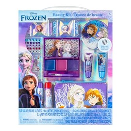 Frozen Set de Maquillaje Infantil Gloss, Bálsamo Labial y Bolsa