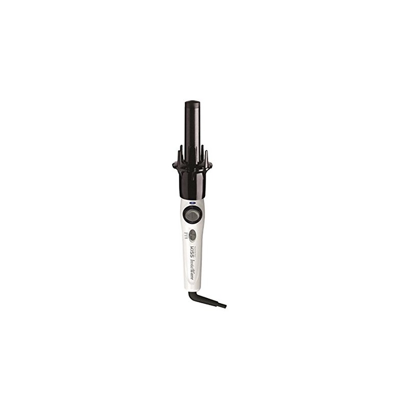 KISS Instawave Deluxe Automatic Rotating Curling Iron, Self-Spinning, Ceramic Ionic