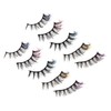 WOONEKY False Eyelashes Strip in Bulk 5 Pairs Curly Lash