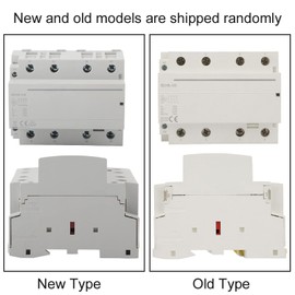 AC Contactor, 24V/230V 4P 4NC 100A 50/60HZ Household DIN Rail AC Contactor Low Power Consumption(AC230V) contactor contactor contactor