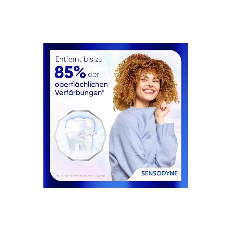 Toothpaste - Sensodyne Advanced White - Daily Whitening Tooth Cream,