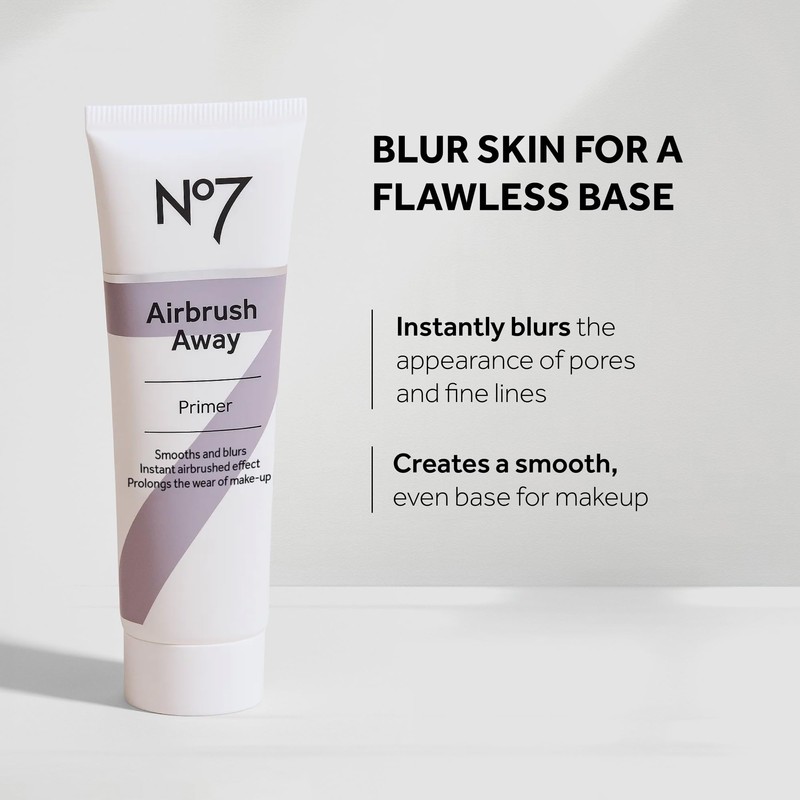 No7 Airbrush Away Face Primer - Hydrating Makeup Primer with