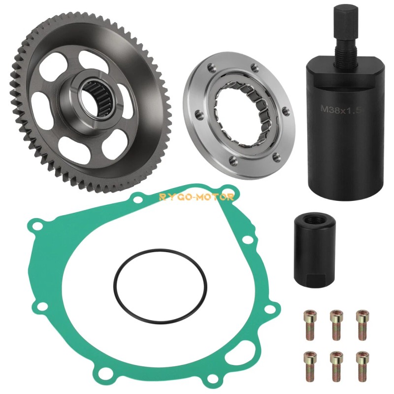M MATI Starter Clutch Gear Gasket Kit Flywheel Puller For