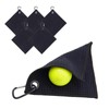 Golf Towel, Set of 5, Black, Mini Towel, Sports Towel,