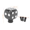 Dice Shape Shift Head Resin Gear Shifting Lever Knob Transmission
