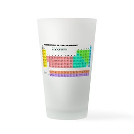 CafePress Periodic Table Of Start Up Elements Pint Glass, 16 oz. Drinking Glass