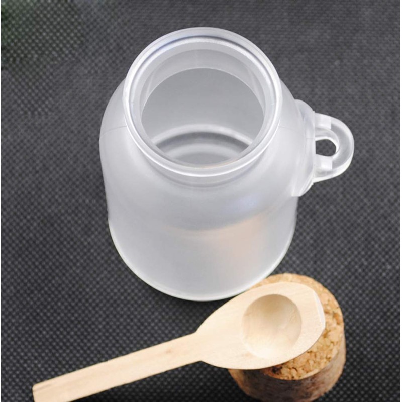 2 Pcs 200g/6.8oz Refillable Empty Plastic Bottle with Cork Cap