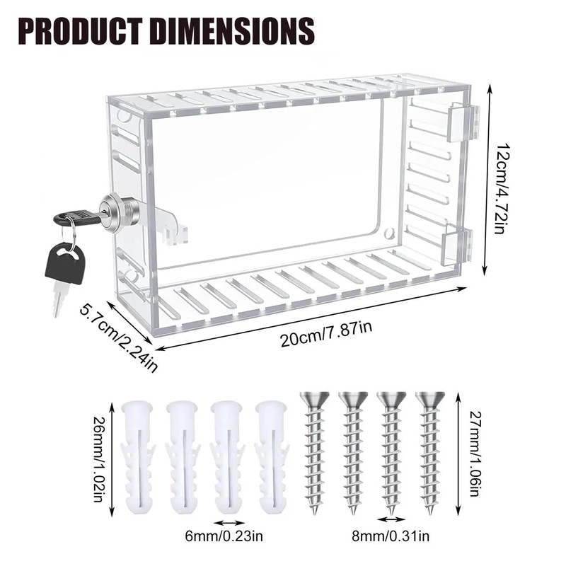 SZLYDZSW Rectangle Thermostat Box