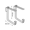 elho Barcelona Balcony Box Holder Metal Anthracite