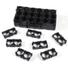 DIANN 50pcs 2 Cell 18650 Lithium Cell Spacer Double Battery