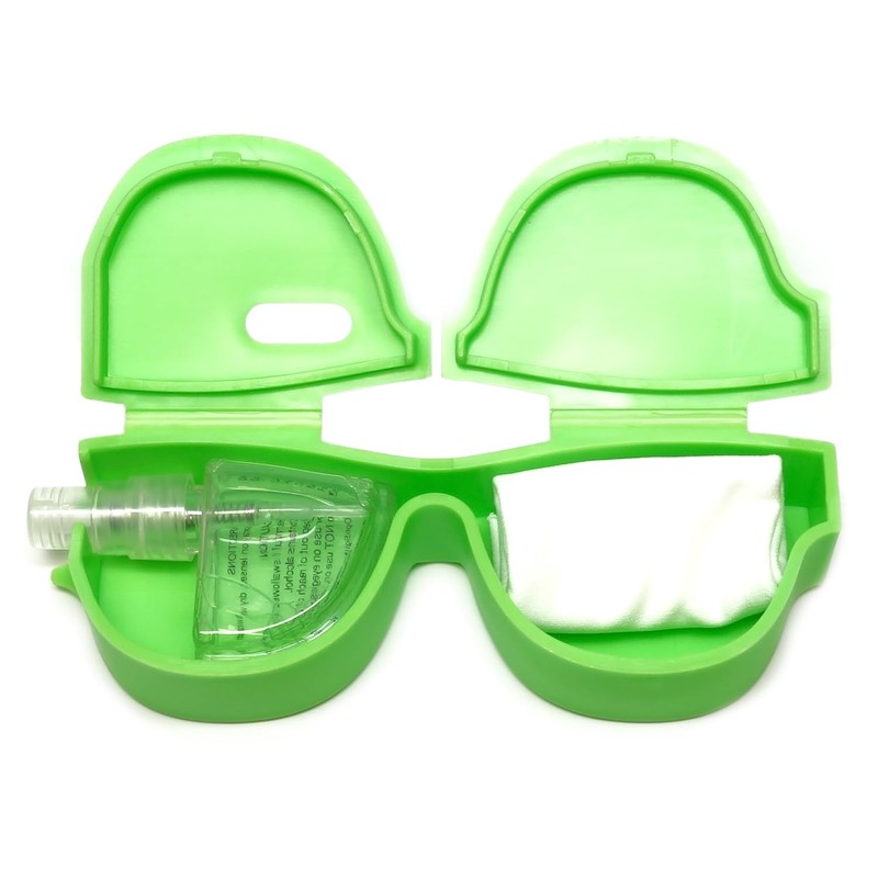Calabria Kool Klean Eyeglasses Lens Cleaner Kit Green 15 ml