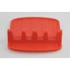 Kitchen Discovery Silicone Spoon Rest BPA Free RED