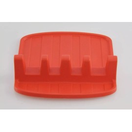 Kitchen Discovery Silicone Spoon Rest  BPA Free  RED