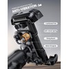 Aomiker Motorcycle Phone Mount Holder - [Metal Extension Arm] [Dual