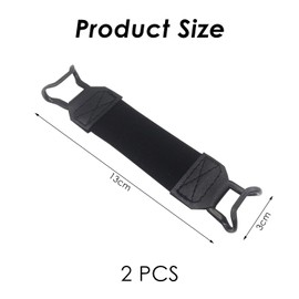 CYNOSURETECH 2 Pieces Tablet Strap Buckle, E-Reader Safety Belt, Elastic Elastic Hand Strap, Reader Multi-Function Grip Strap, Creative Elastic Safety Belt