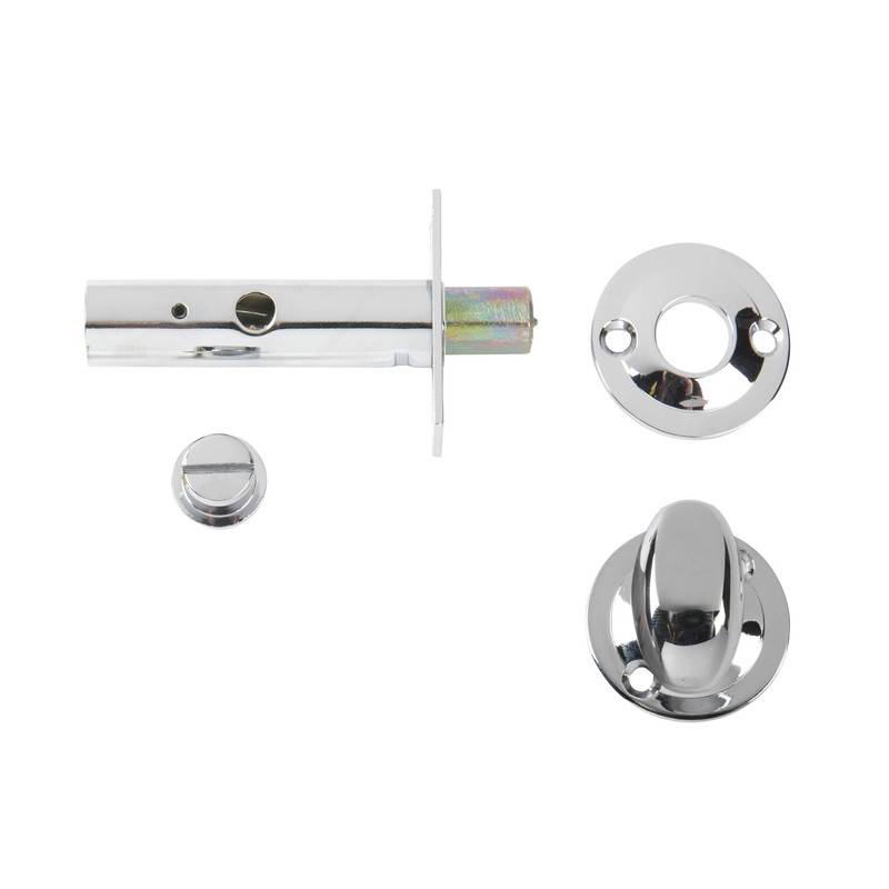 Yale P-M44T-CH Door Security Bolt with Thumbturn, Standard Security, Visi