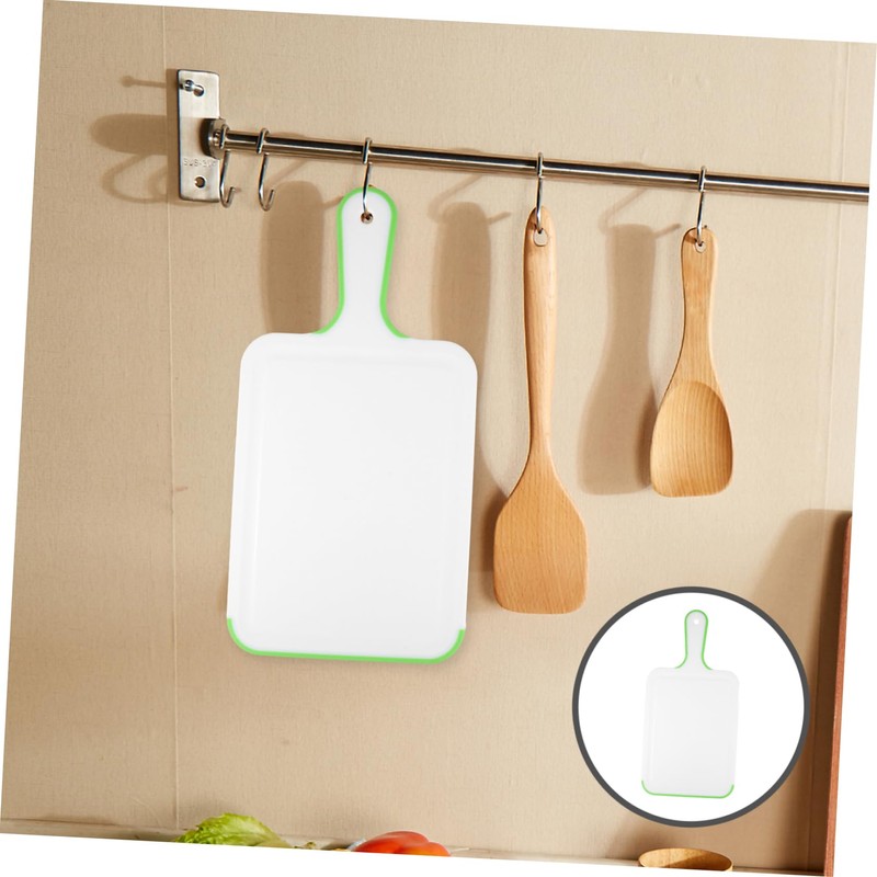 Ipetboom Double Sided Reusable Cutting Board with Handle Kitchen Chopping