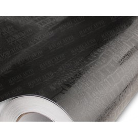 Black Alligator Leather Vinyl Car Wrap 96-by-60-inch