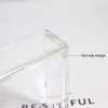 MultiBey Clear Gold Acrylic Sticky Note Pad Holder for Desk,