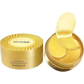 Bioaqua 60 Parches De Hidrogel Para Ojeras Oro 24k Gold Bols