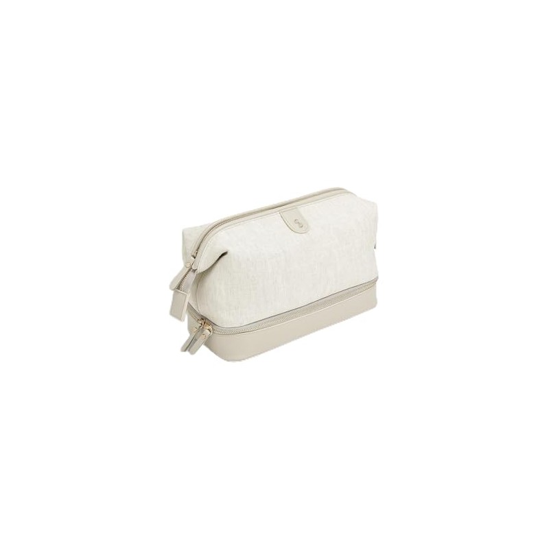 Stackers Oatmeal & Linen Washbag
