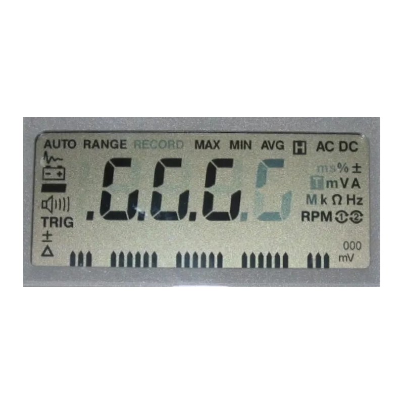 Fluke 83V 87V Repair Kit for faded LCD Display Digits