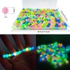 400Pcs Glow in The Dark Beads, 10mm Glowing Solar Luminous