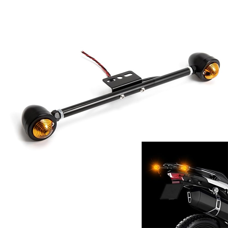 Motorcycle Retro Vintage Cruiser Rear Turn Signal Light, Tail Rear