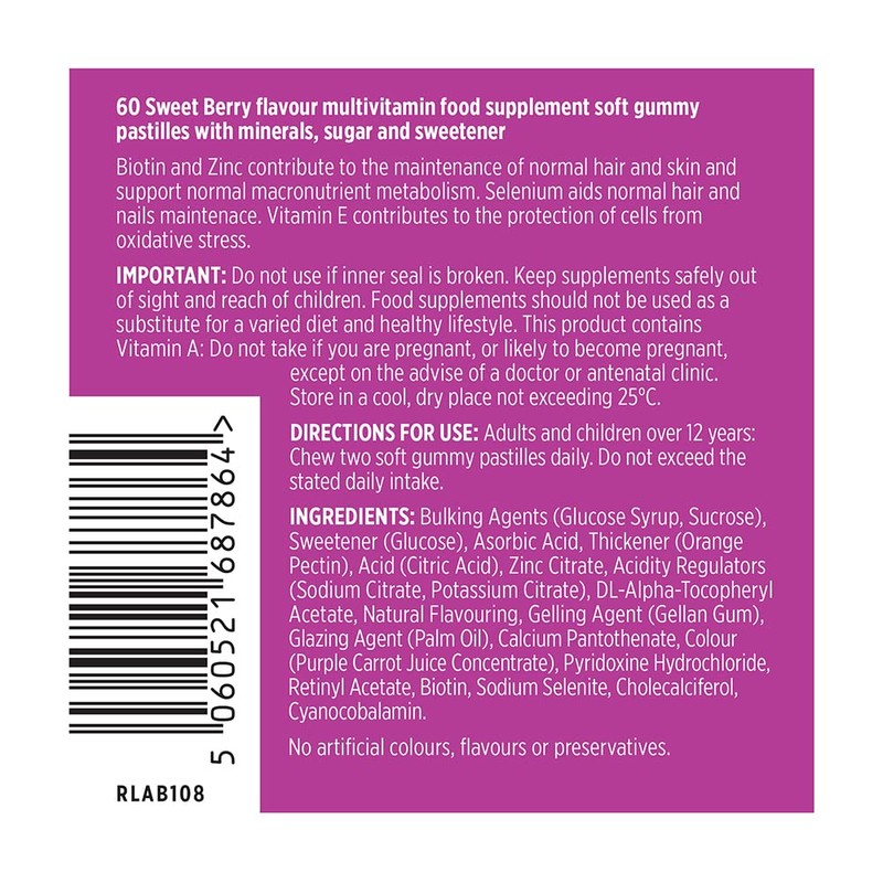 Vitawell Beauty Shine & Glow Gummies | Support For Hair