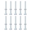 sourcing map 1/4-20 x 3" Square Neck Carriage Bolts with