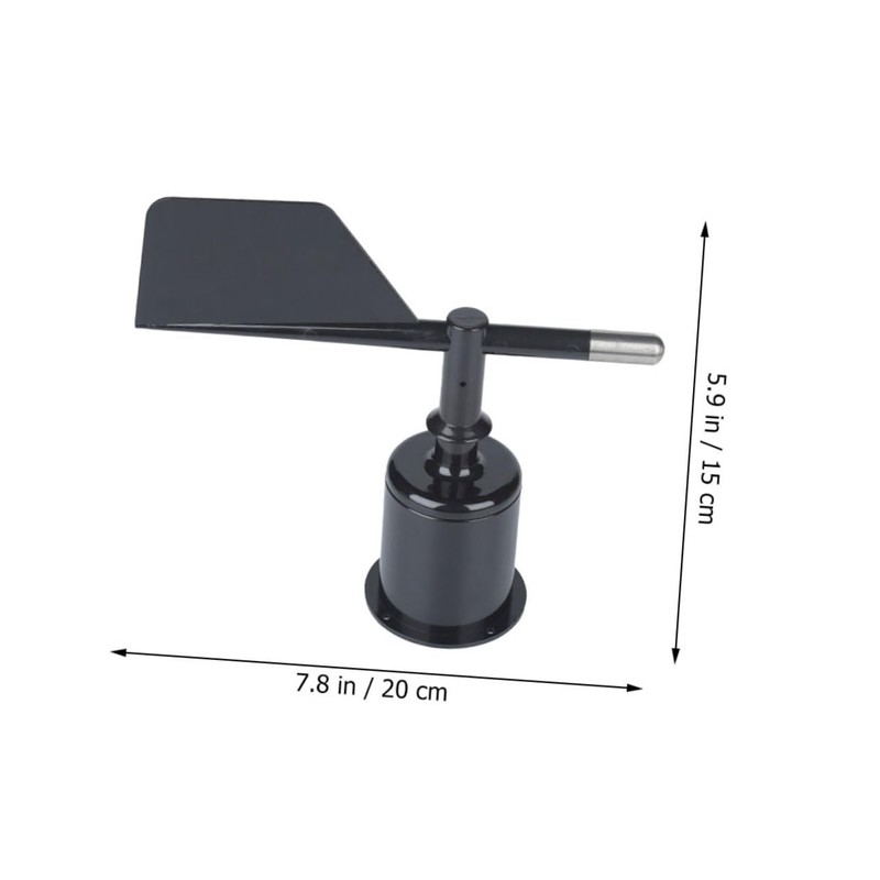 Gatuida Wind Anemometer Shell Durable Abs Wind Direction Indicator Housing