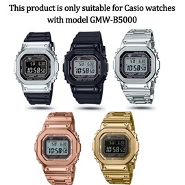 MCXGL Resin Strap Compatible with Caiso GMW-B5000 mens Sports Waterproof Replacement Wristband Rubber Bracelet Watch Band Accessories