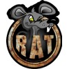 ProSticker 708 (One) 4" Rat Rod Series Cartoon "Rat" Decal Sticker