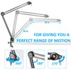 Blue Yeti Boom Arm Mic Stand with Pop Filter -