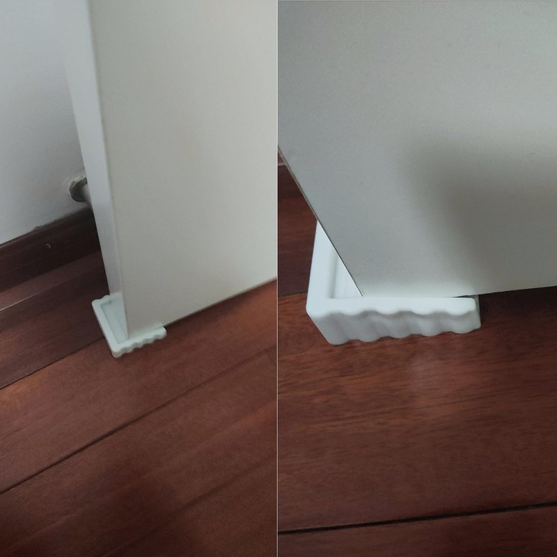 Two-Way Door Stoppers, Doorstop Wedge, Small Size Cube Rubber Door