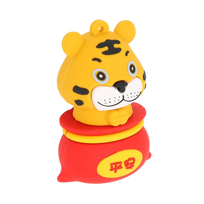 USB Flash Drive Cartoon Tiger Style USB2.0 Hot Swap Plug