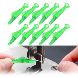 Fish Mouth Sewing Machine Needle Threader, 2024 Upgraded Automatic Needle Threader for Sewing Machine, Quick Sewing Machine Loop Sewing Machine Needle Threader Tool (10PCS)