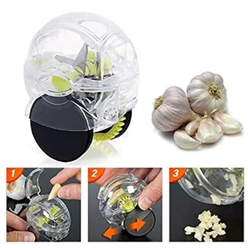 Kitchen Gadget Tool Garlic Chopper Wheel Garlic Mincer Roller Kitchen