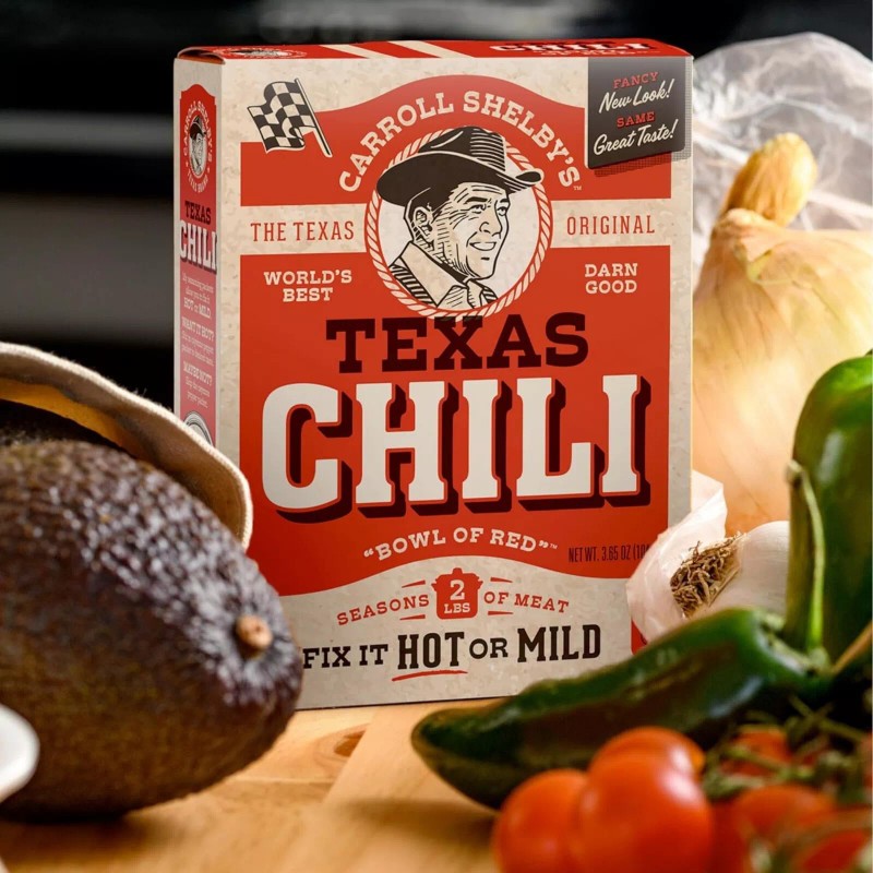 Carroll Shelby's Original Texas Chili Kit 3.65 Ounce (Pack of