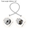 uxcell 32 Inch Long Faucet Supply Line Connector, G 3/8