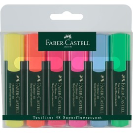 Faber-Castell 48 Textliner (Wallet of 6)