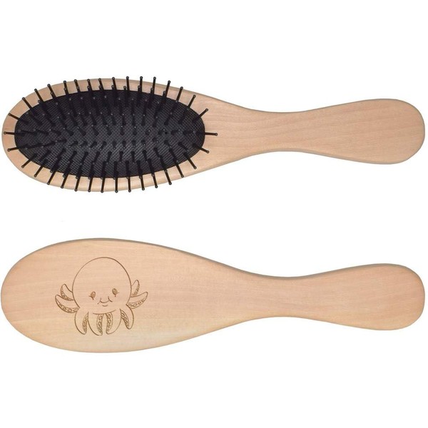 'Baby Octopus' Wooden Hairbrush (HA00051492)