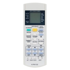 VINABTY K-PN1122 Replacement Remote Control Compatible with Panasonic Air Conditioner A75C3582 CWA75C3582 KL-PN1128
