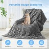 bedsmile Seersucker Cooling Comforter Queen Size, Q-Max 0.45 Reversible Cooling
