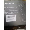 Jeebox 4K Webcam w/ Light - Streaming Camera 1080P Auto-Focus