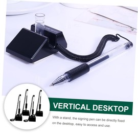 ABOOFAN 4pcs Signature Pen Stand for Office Use Smooth Writing Decorative Pens for Easy Access and Organization