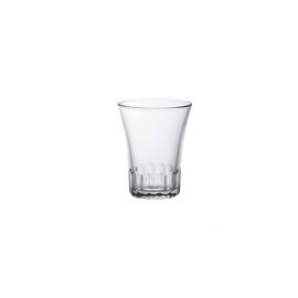 Duralex Made In France Amalfi Glass Tumbler (Set of 4), 4.62 oz, Clear