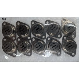 RCA 2N6511 RCA Power Transistor 10 pack  250V  7A  NPN A01