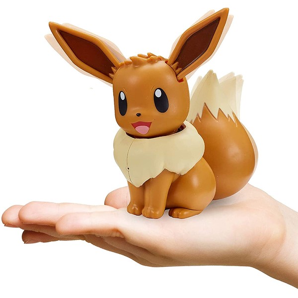 Pokemon Electronic & Interactive My Partner Eevee - Reacts to Touch & Sound, Over 50 Different Interactions with Movement and Sound - Eevee Dances, Moves & Speaks - Gotta Catch ‘Em All