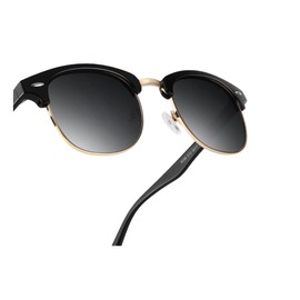 Ziza Play MATTE Black Frame. Half Rimmed Sunglasses. Polarised Sunglasses. Horn-Rimmed Sunglasses, Semi-Rimless Frame. Polarized Lens Sunglasses. UV Protection. Mens Sunglasses. Womens Sunglasses.